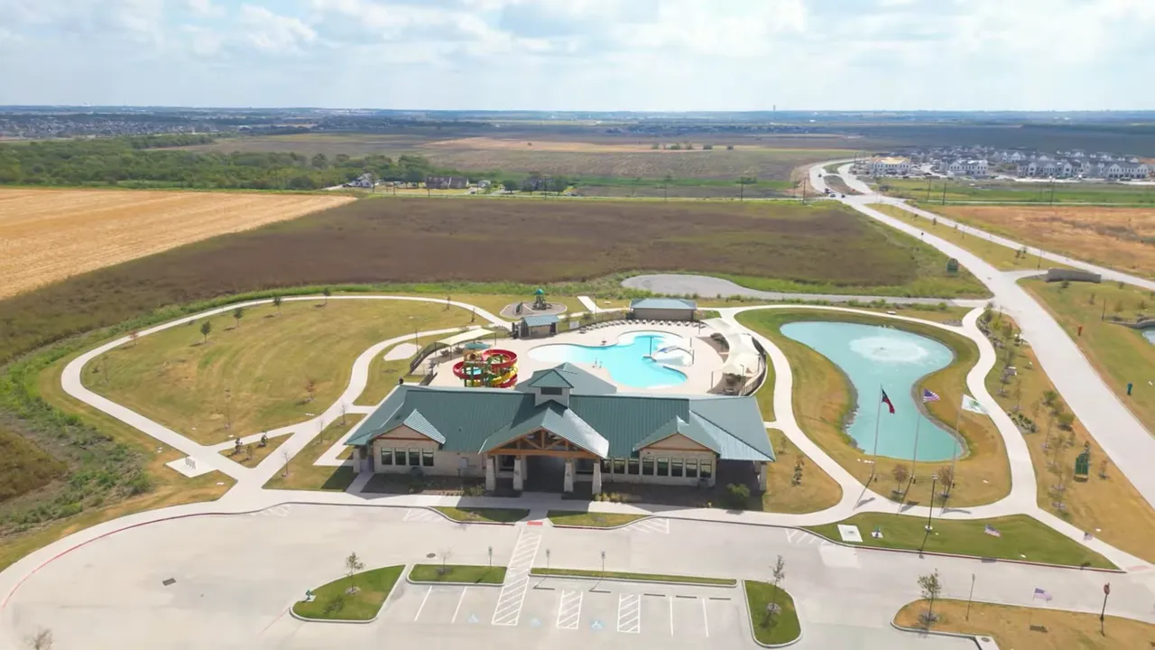 Map view showing highway 380 and Celina area with heavy development
