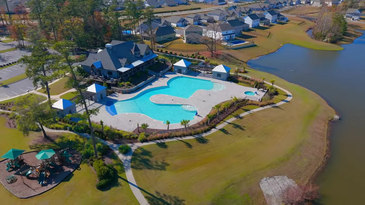 Google Maps aerial view of Carillion at Tuscany neighborhood with place details sidebar