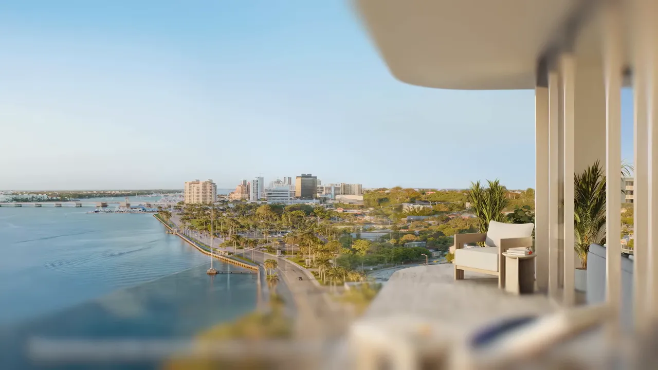 Title slide reading 'The Ritz-Carlton Residences' over a building rendering