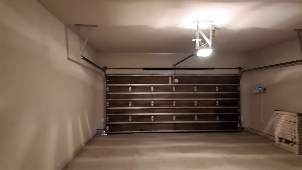 Garage of new homes in Forney TX