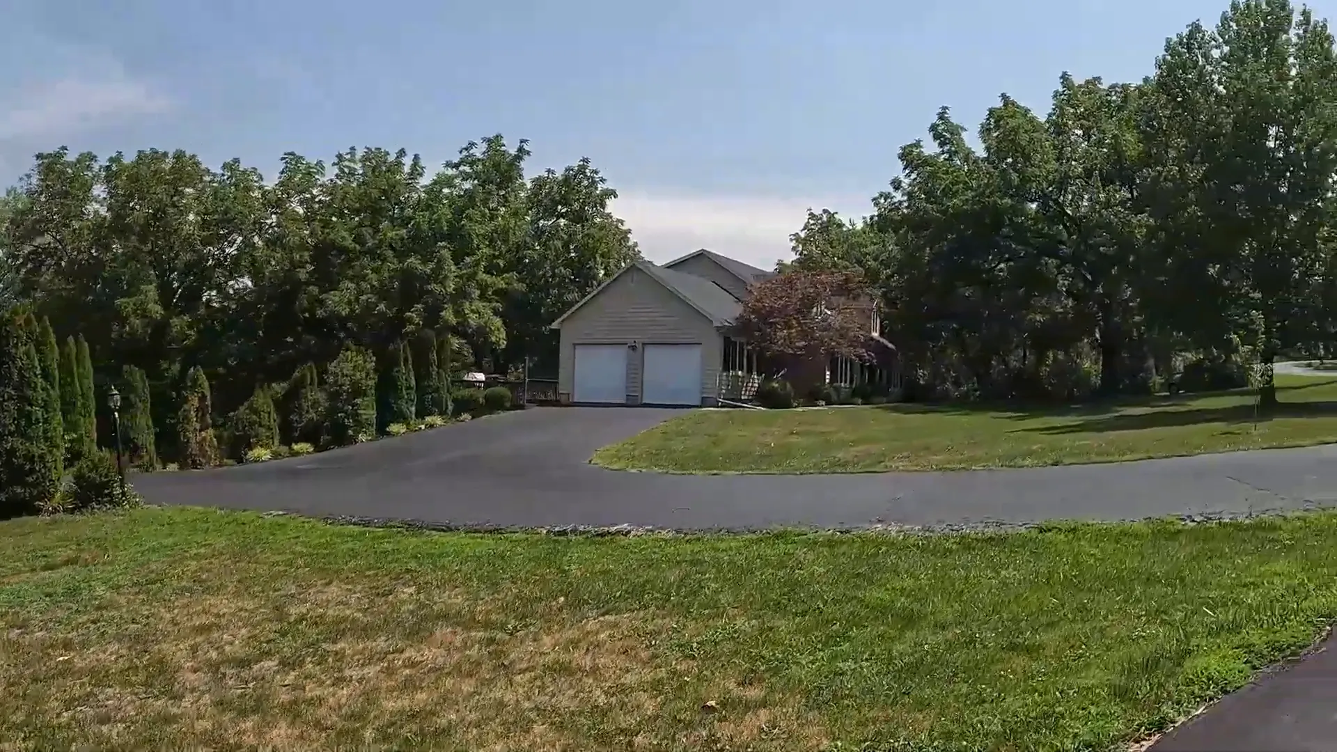Aerial view of Quarry Branch Estates neighborhood