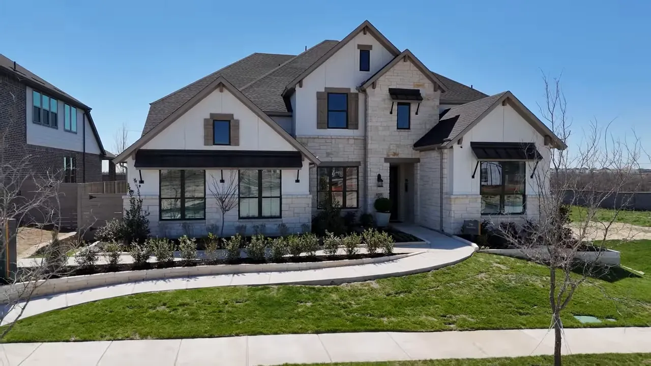 Large guest bedroom with two big windows