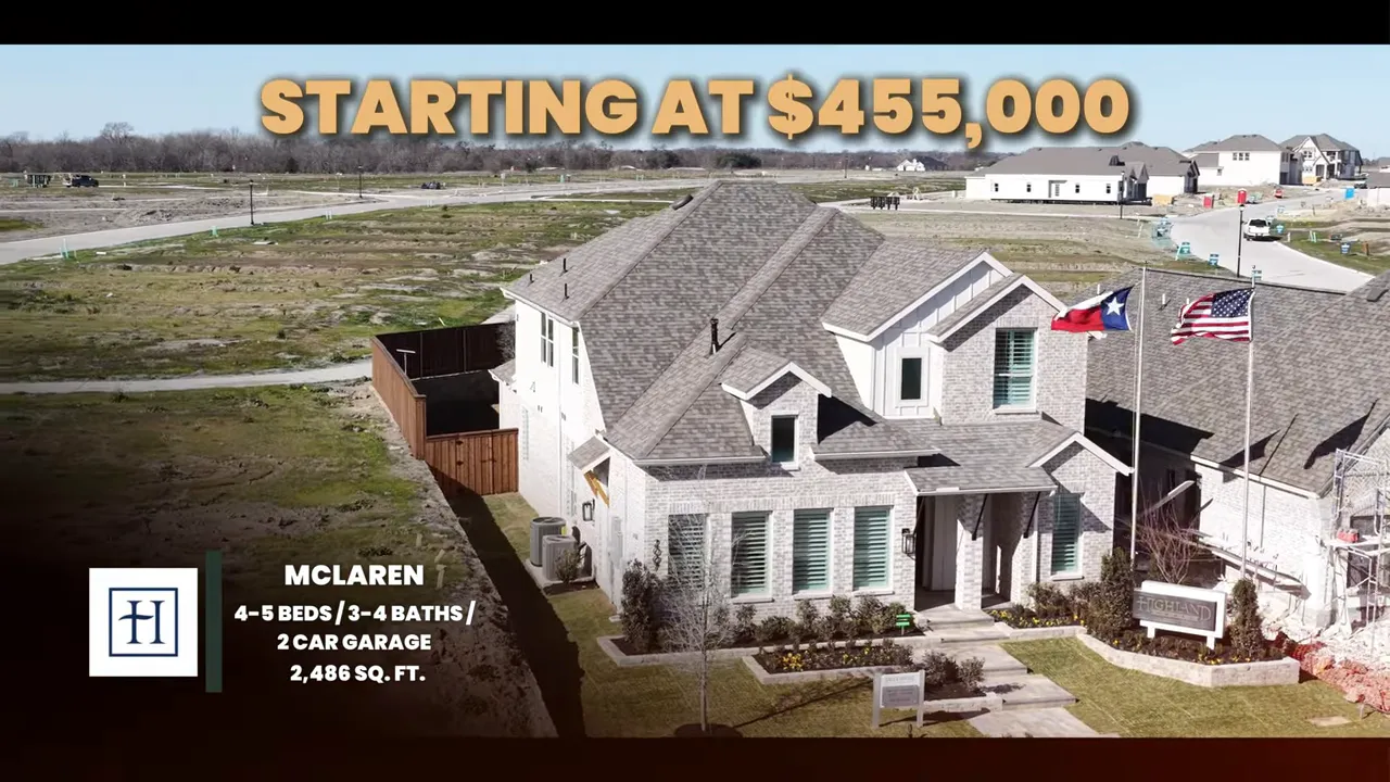 Presenter in front of an interactive Discover DFW map overlay with a clear 'Scan Me' QR graphic.