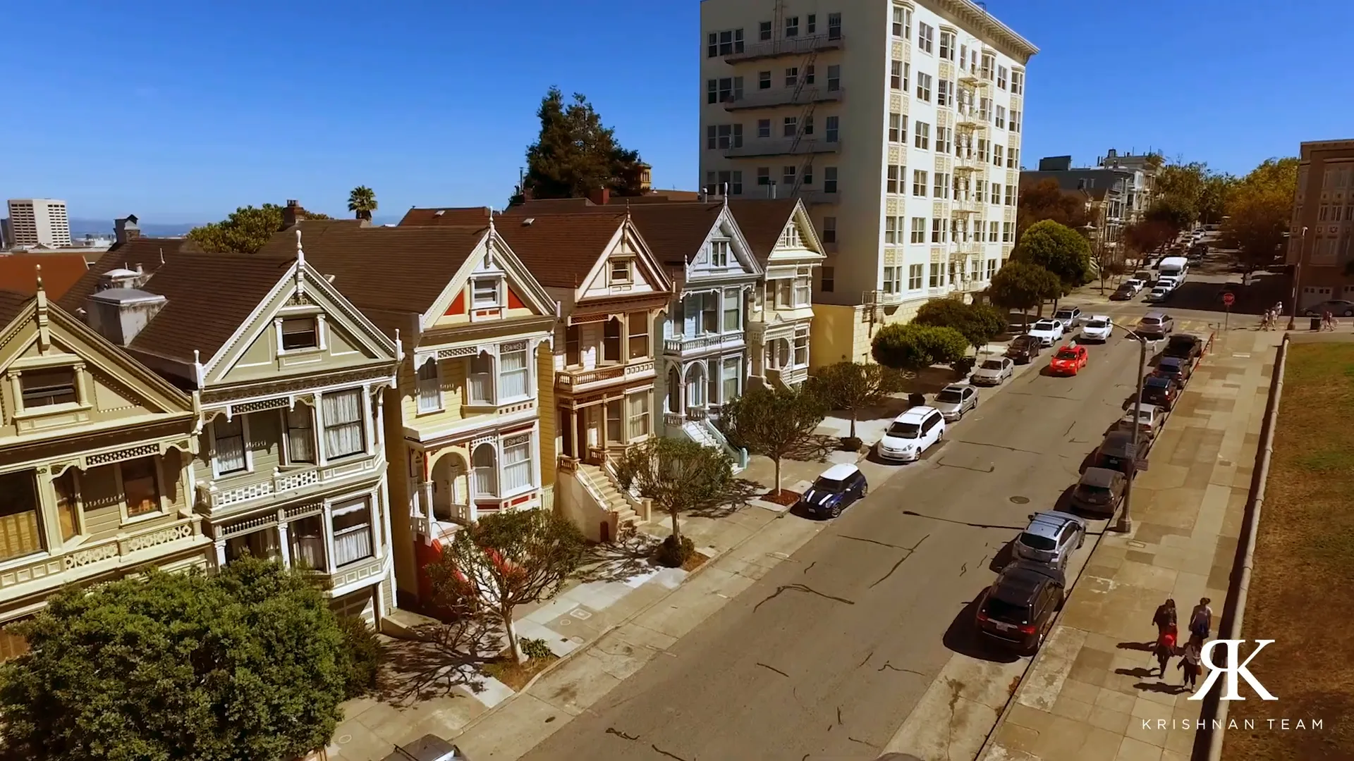 Victorian homes in Alamo Square, San Francisco