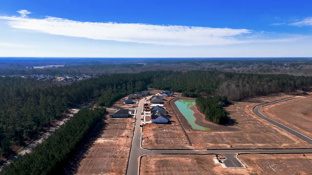 Map view of Westwood Reserve by Great Southern Homes in Conway, SC showing surrounding roads and nearby neighborhoods