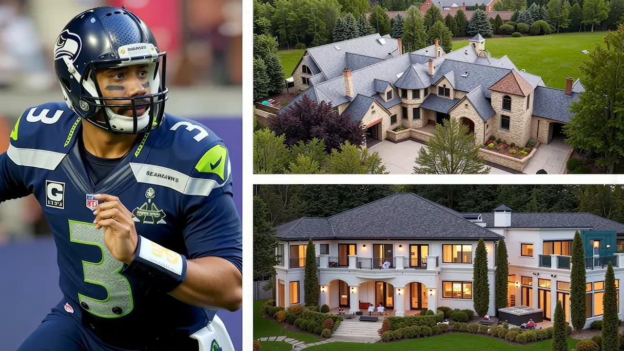 Record-breaking $25M Denver home headline graphic featuring Russell Wilson and Ciara