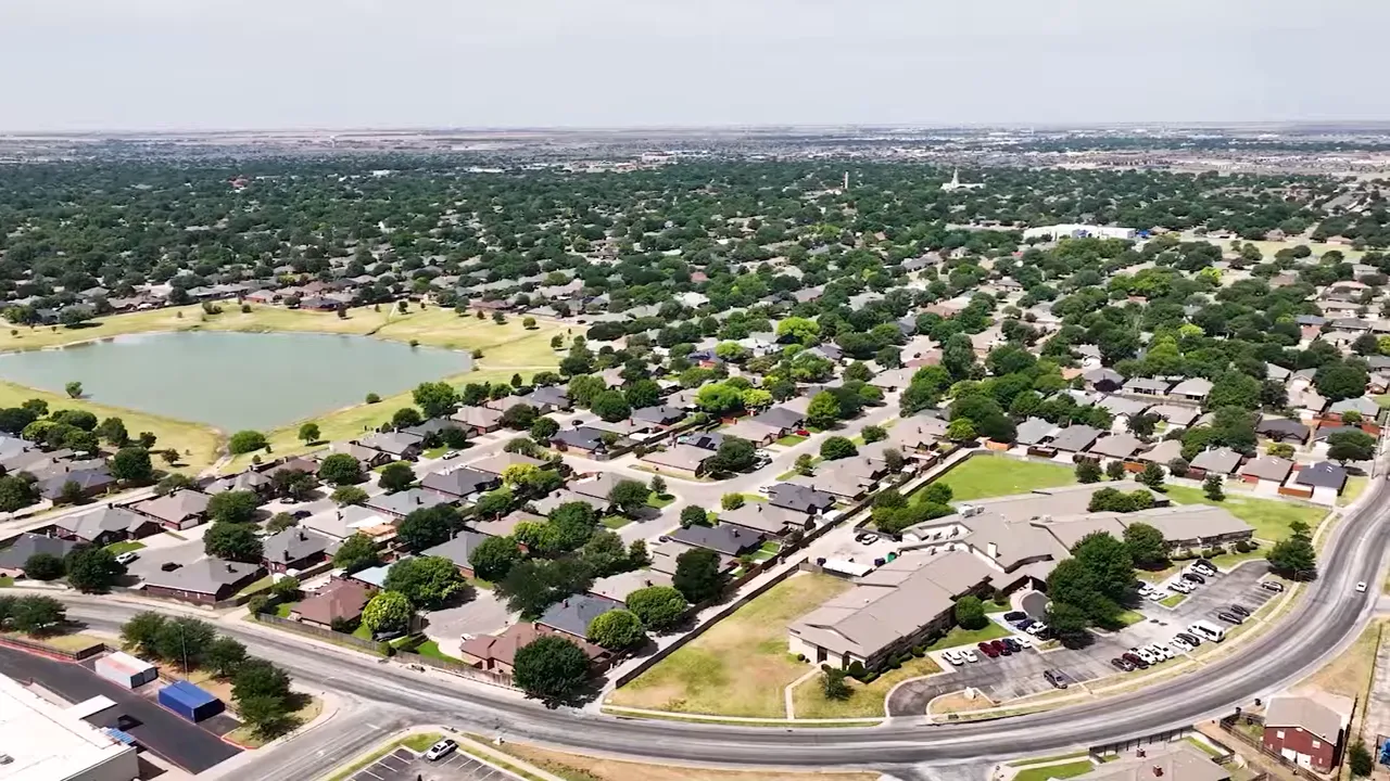 Sedona Community street view showing both finished and new homes