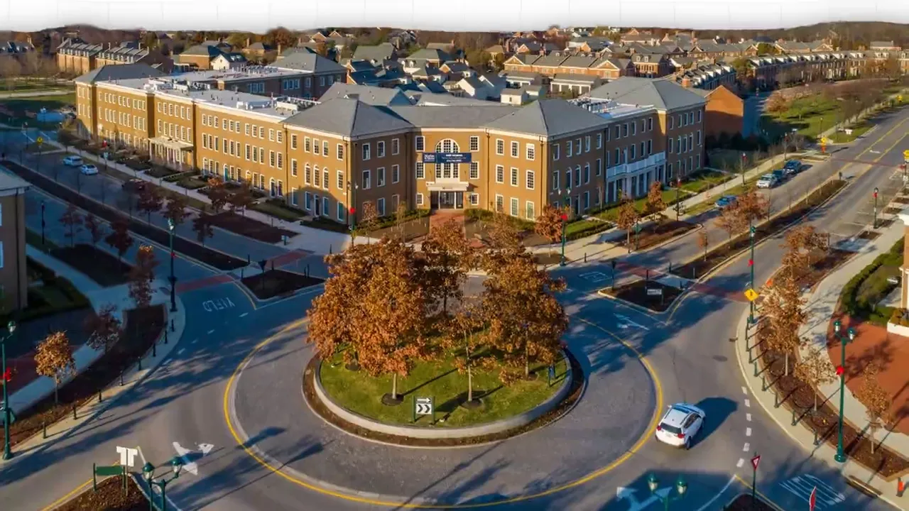 Managed New Albany landscape and architecture exterior