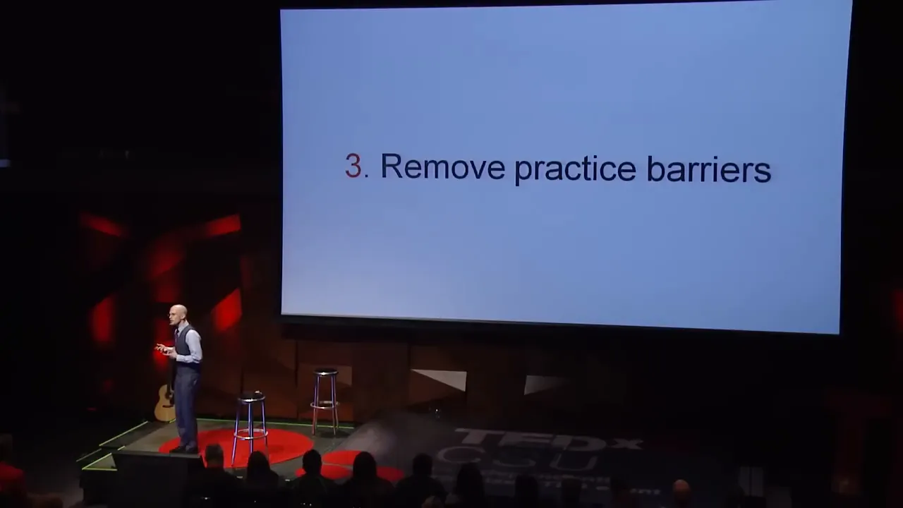 Removing barriers to practice