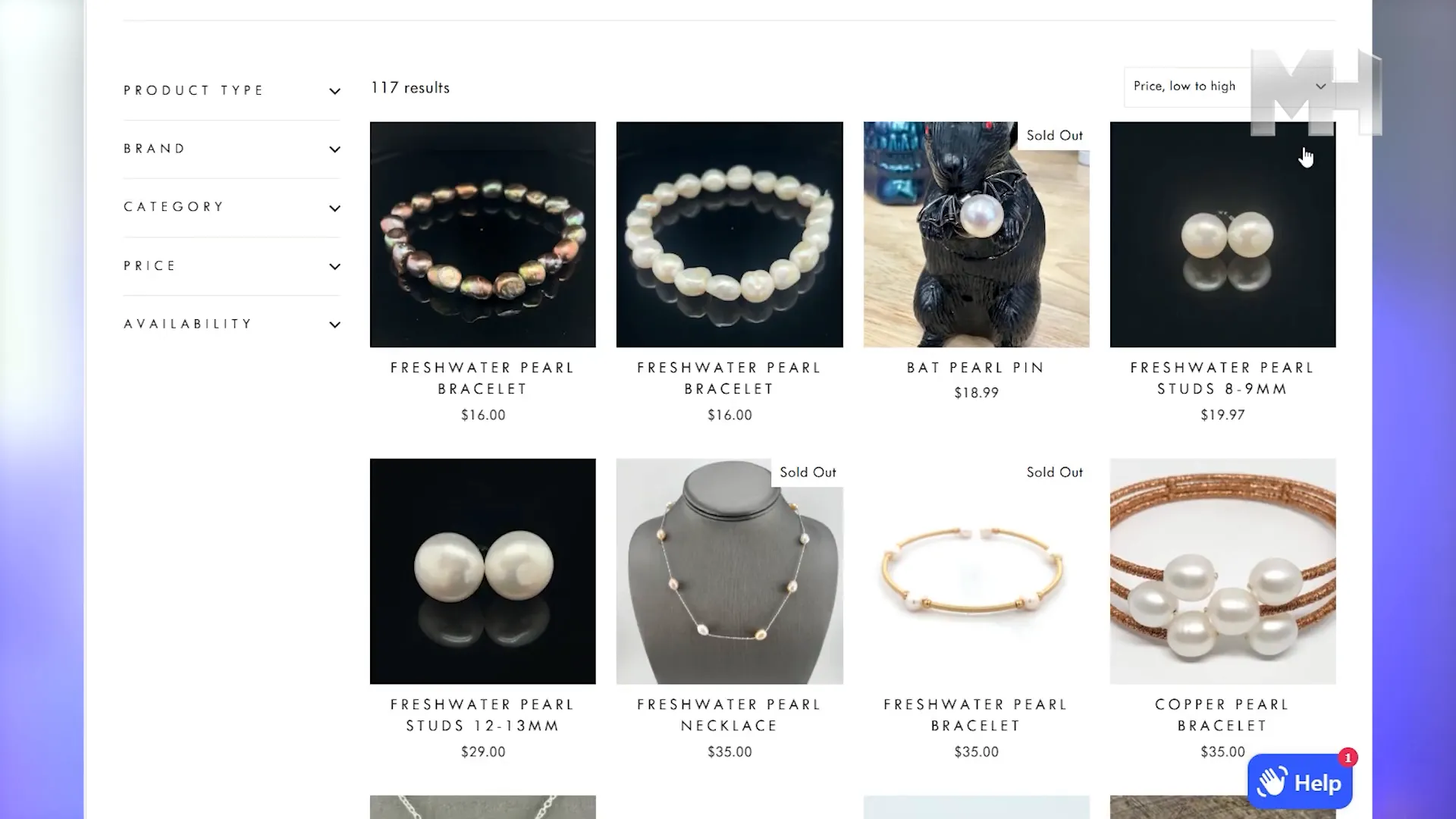 Affordable pearl jewelry options