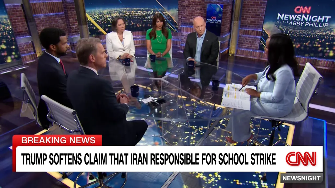 CNN-Studiorundtisch mit mehreren Gästen und Einblendung: 