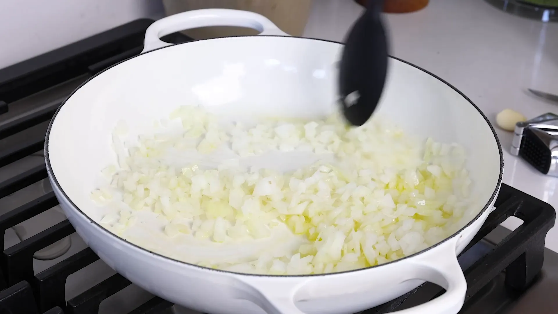 Sautéing onions
