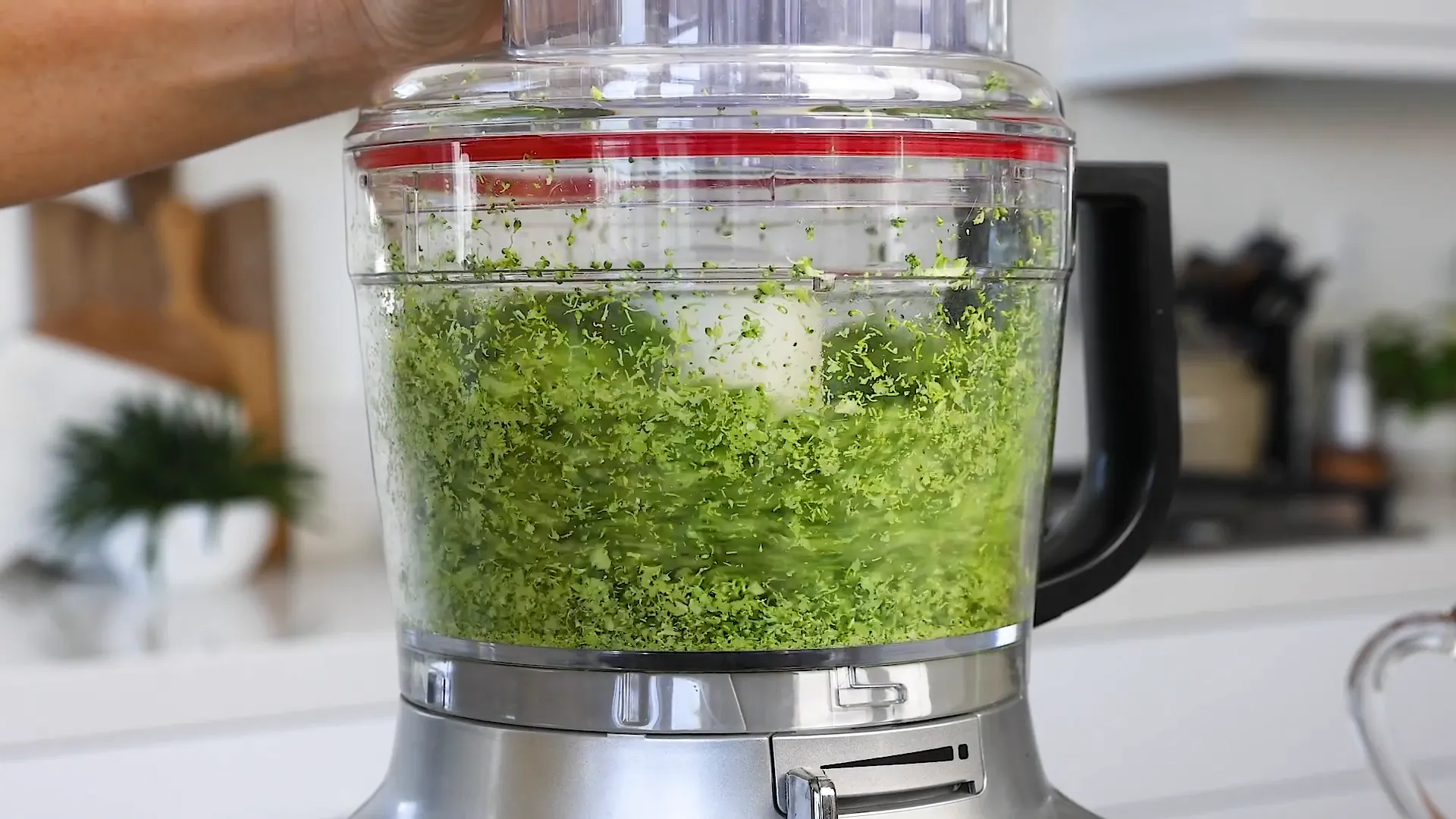 Broccoli rice ready for cooking