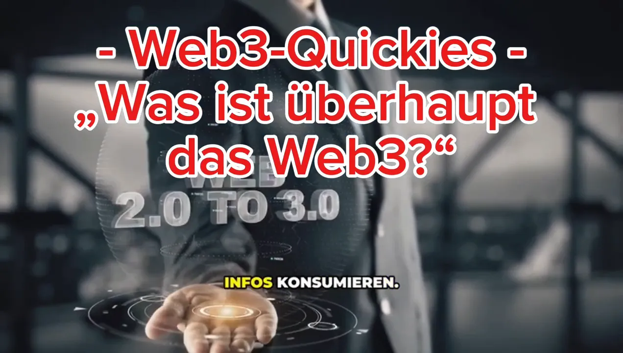 Grafik: Web1 lesen, Web2 schreiben, Web3 besitzen