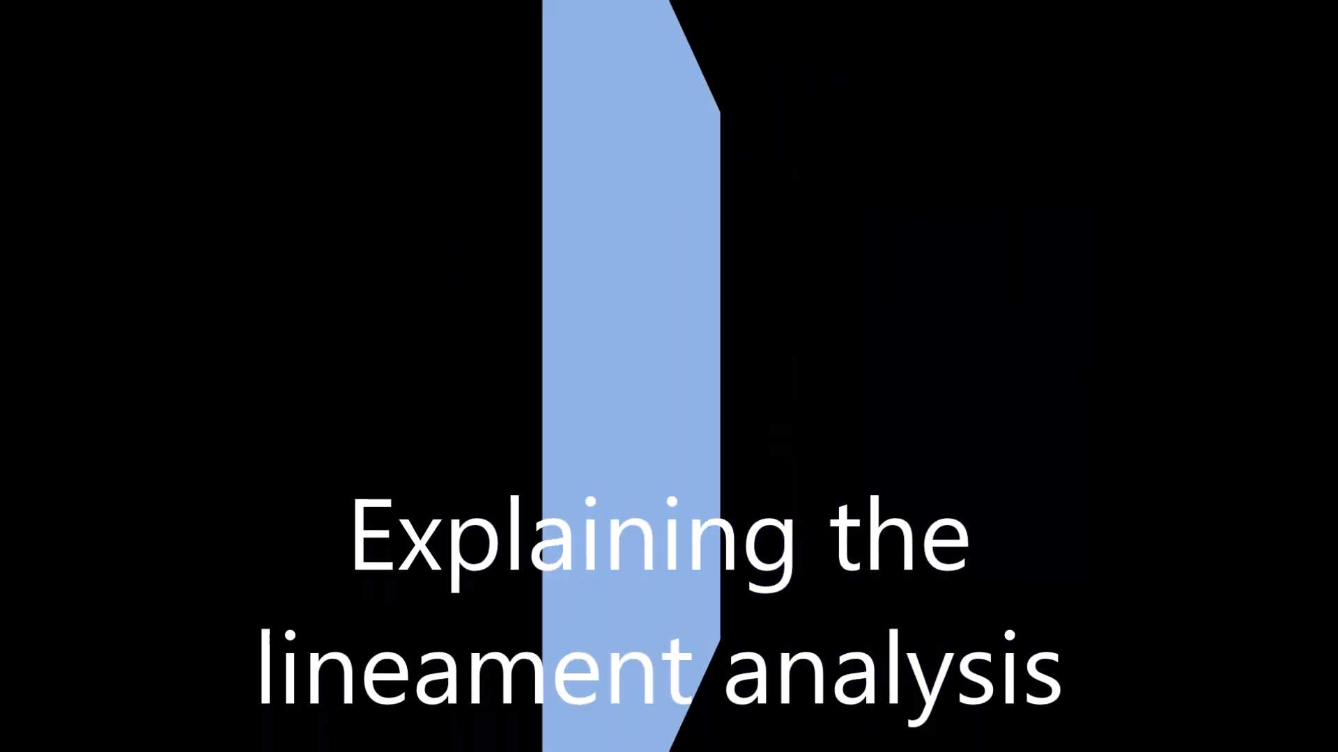 Russian version of lineament analysis presentation.
