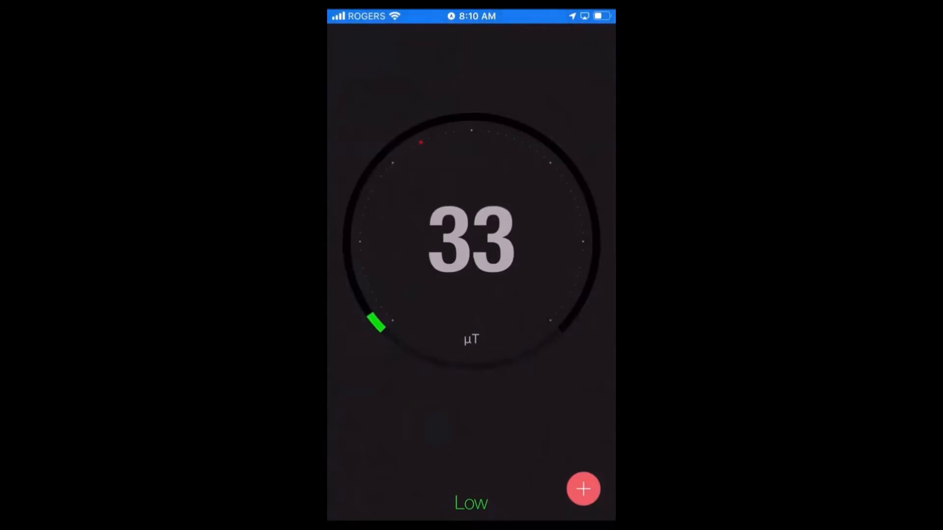 EMF Detector readings