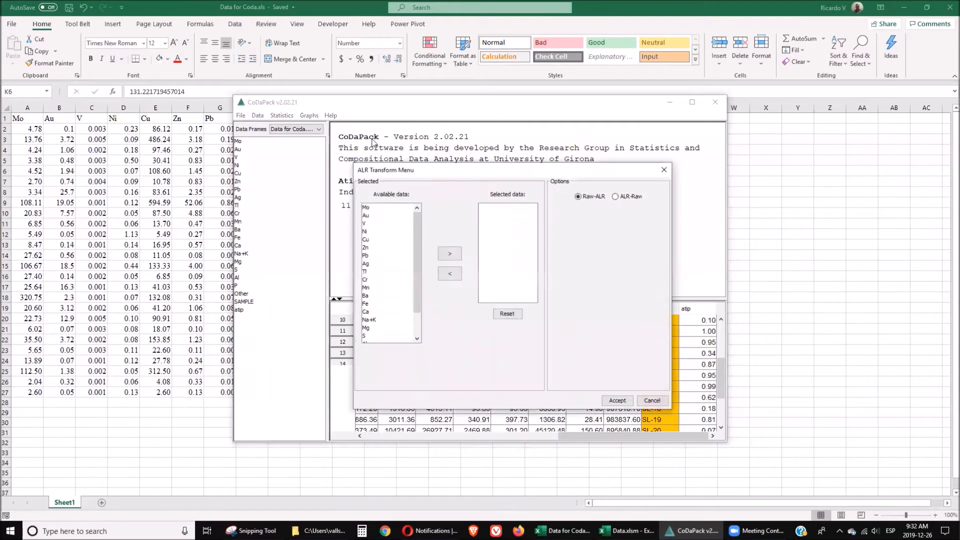 Data Transformation Methods