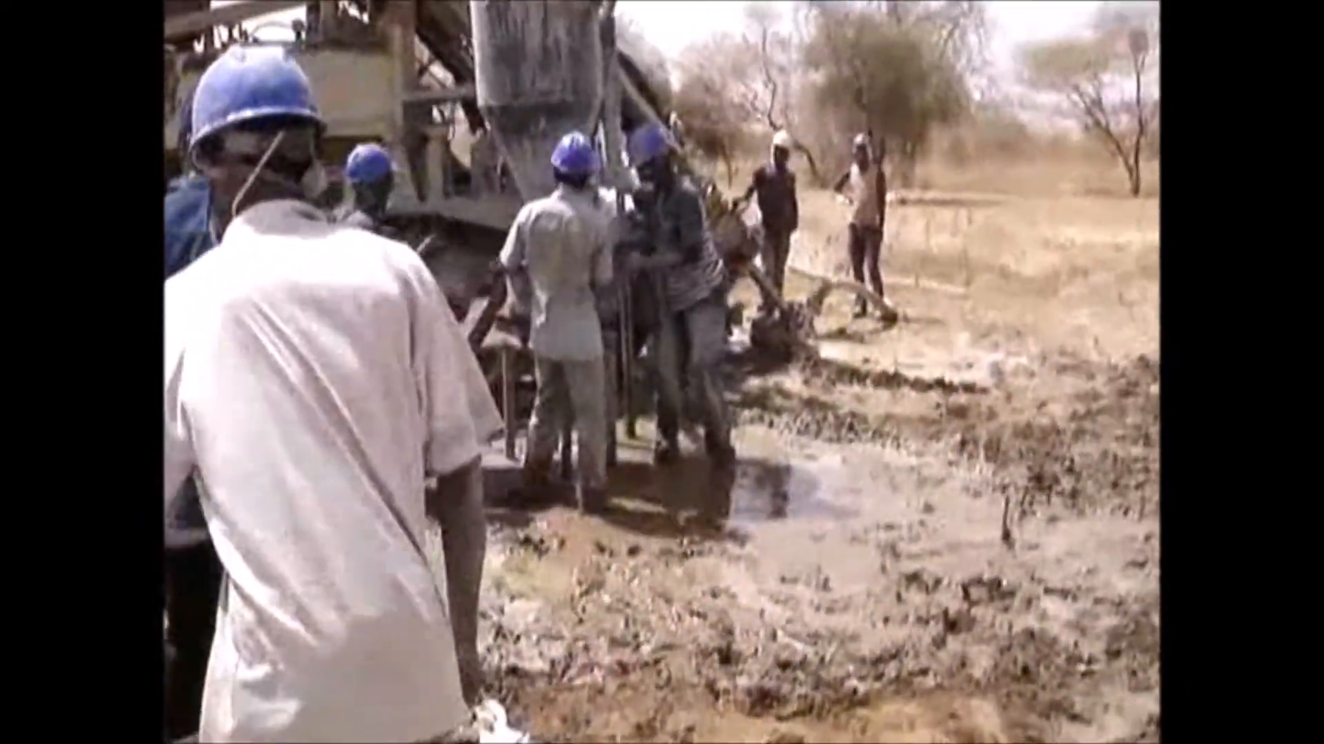 Drilling below the water table