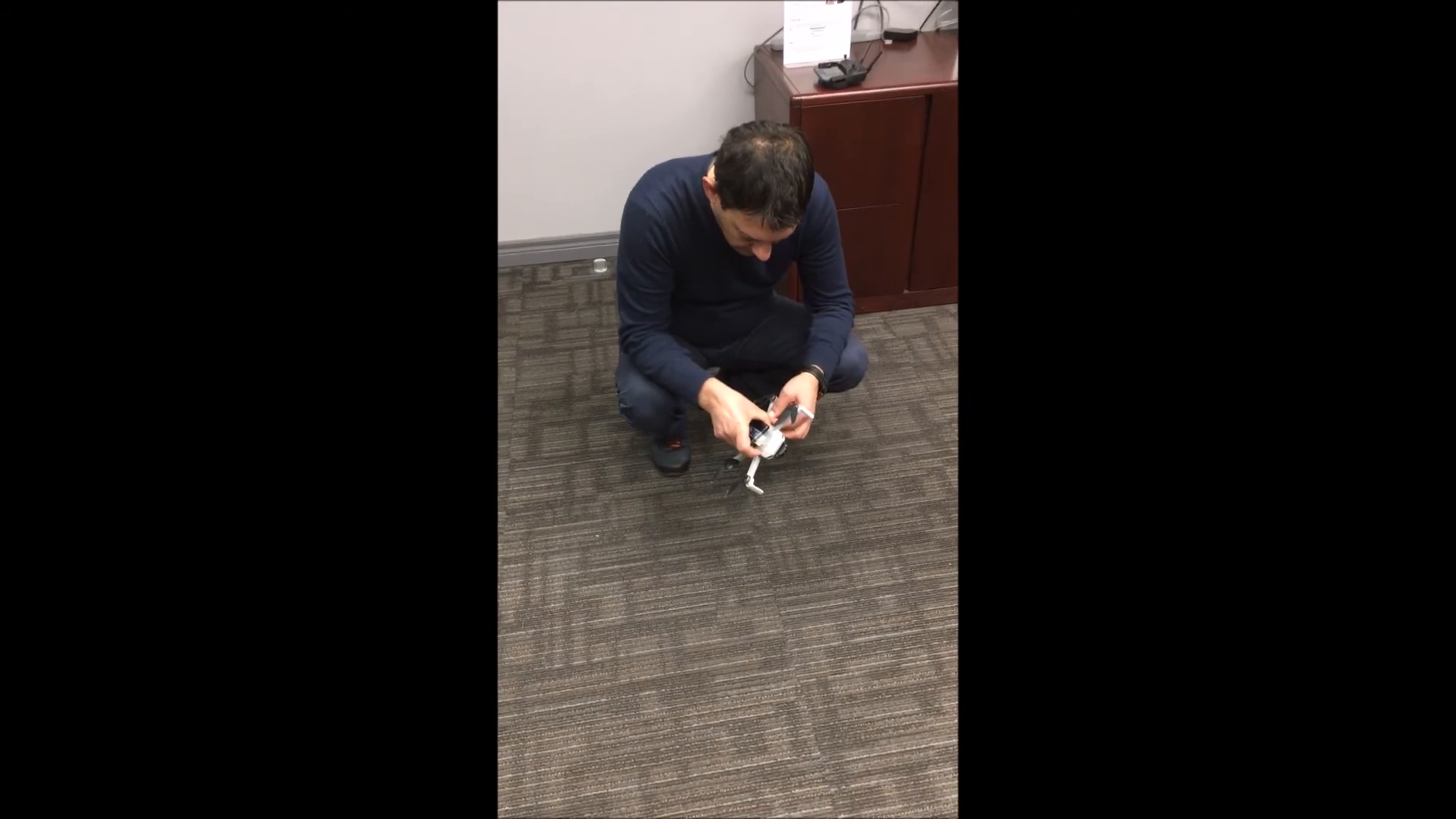 Combining drones with mobile technology