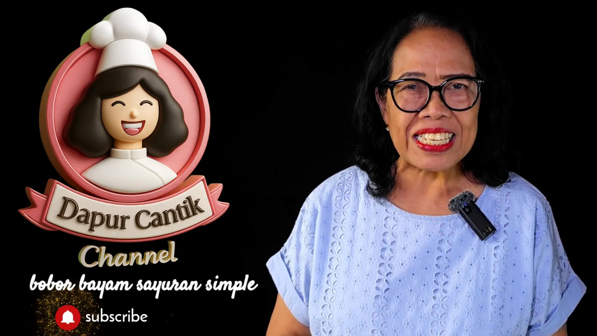 Dapur Cantik Channel memperkenalkan resep bobor bayam sayuran simple