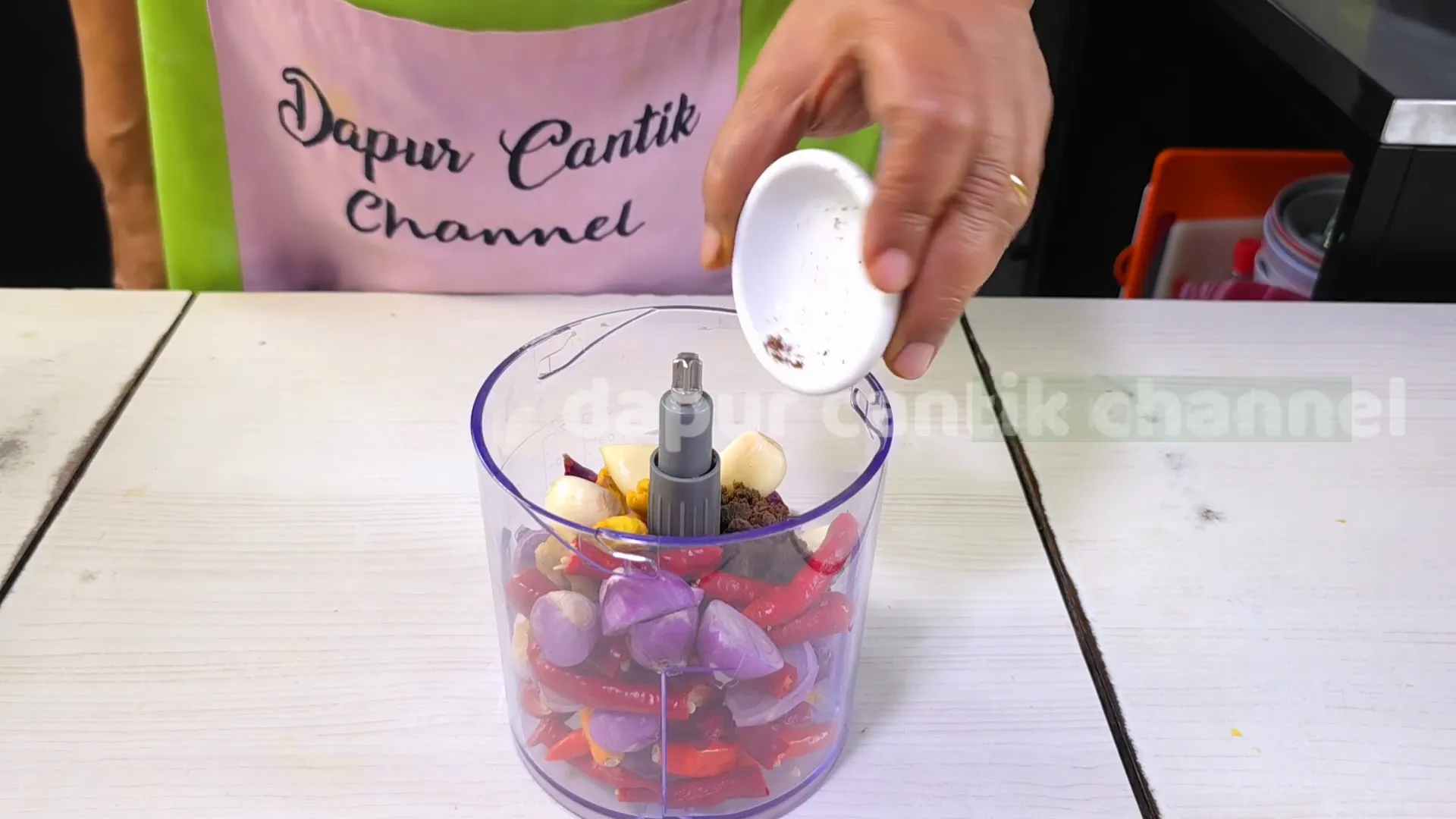 Bumbu halus lengkap dengan terasi udang siap digunakan