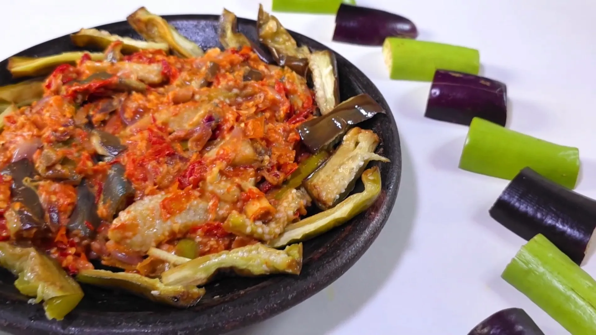 Sambal terong suwir yang menggugah selera