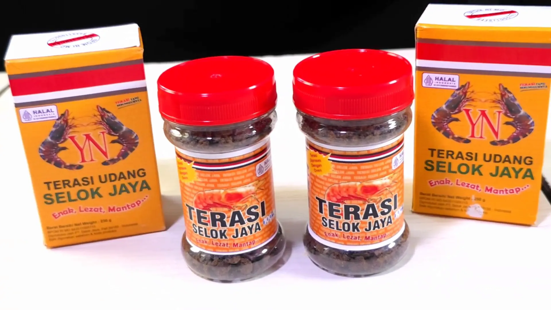 Kemasan terasi udang Selokjaya yang praktis dan berkualitas