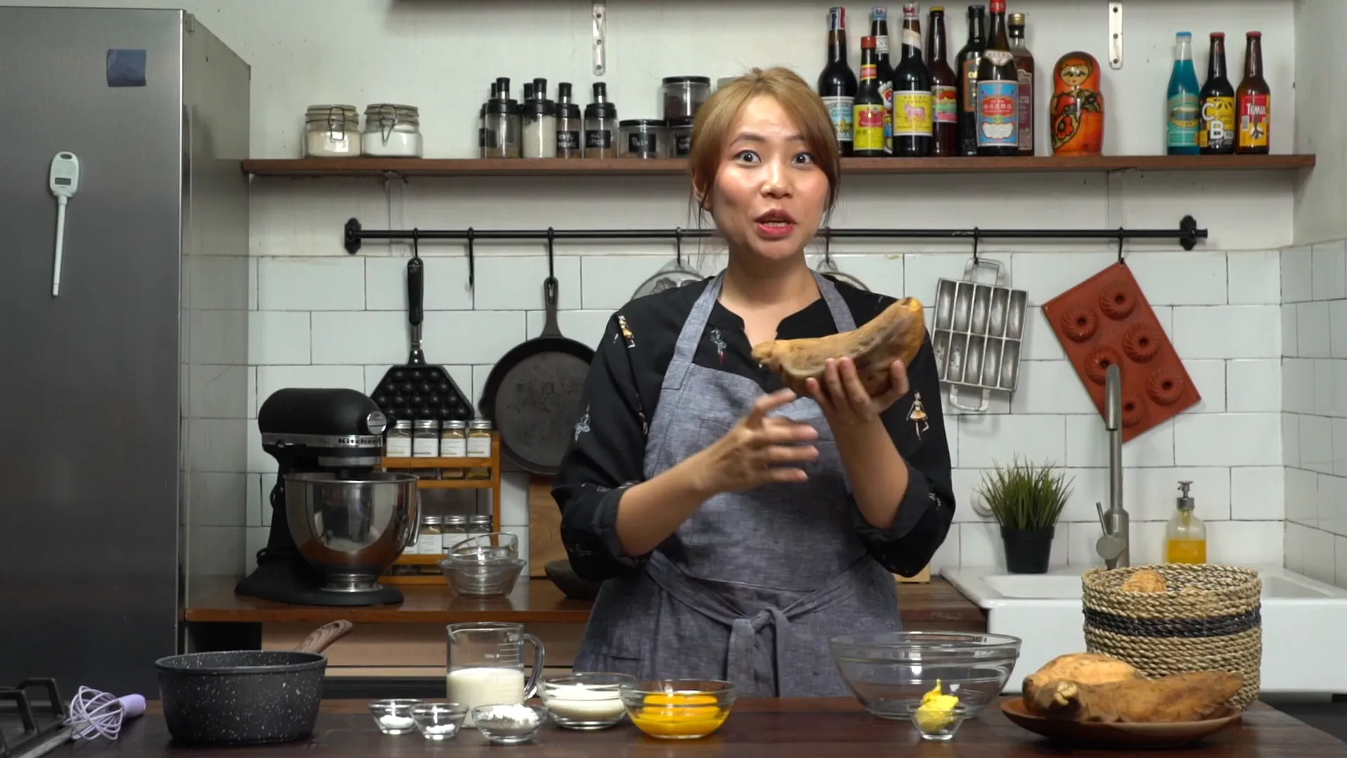 Ubi Brulee jumbo siap dimasak