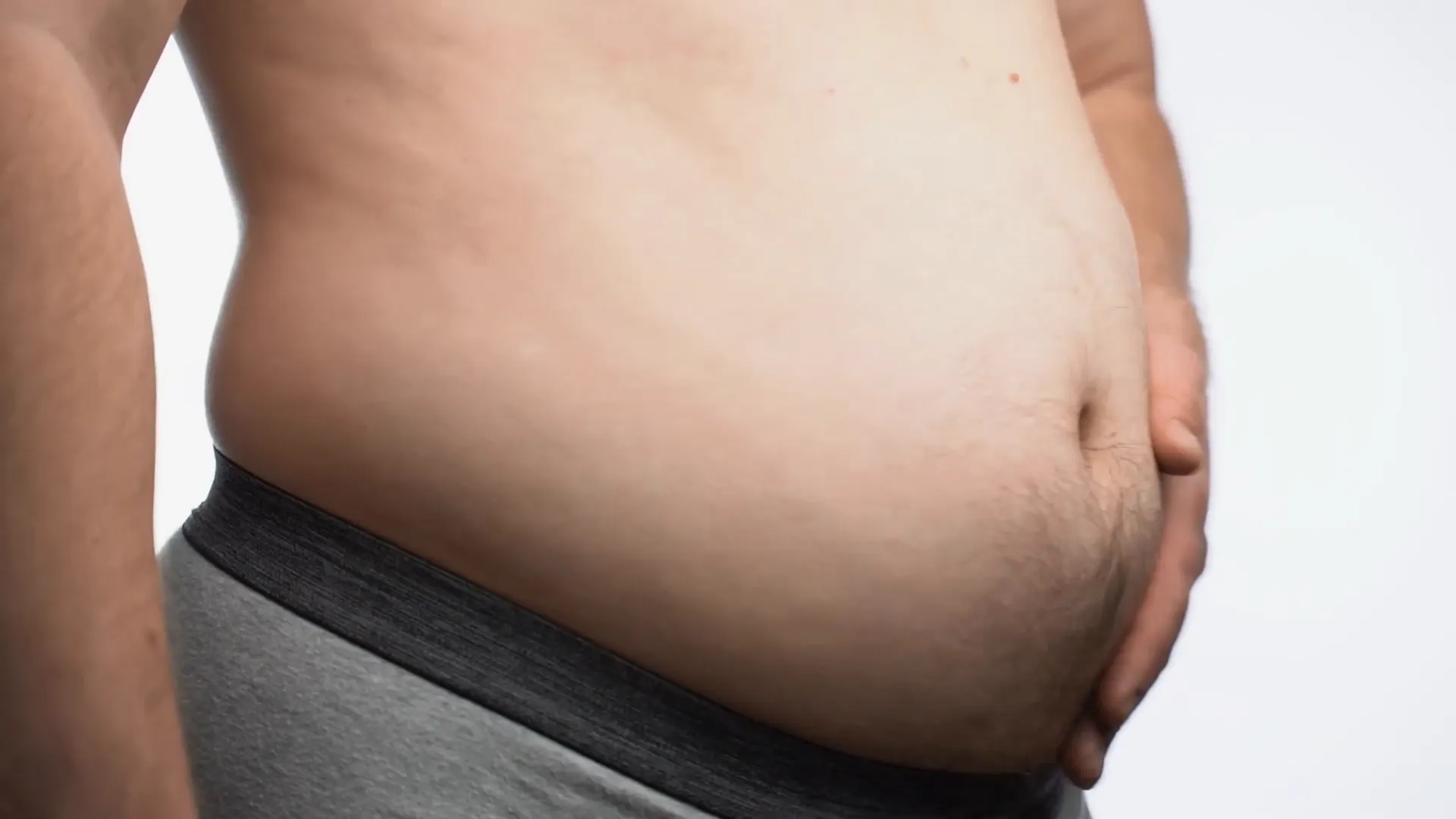 Even fit people can grow a belly despite visible abs