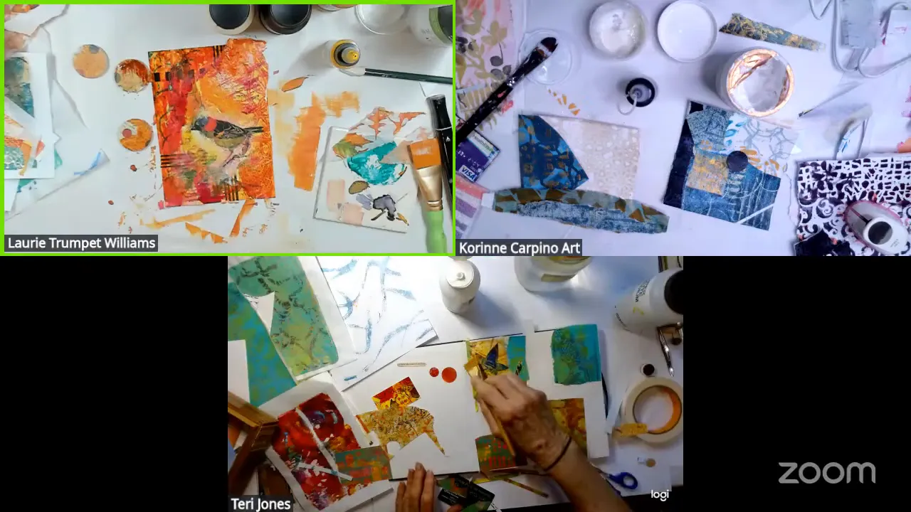 Engaging with an online art community