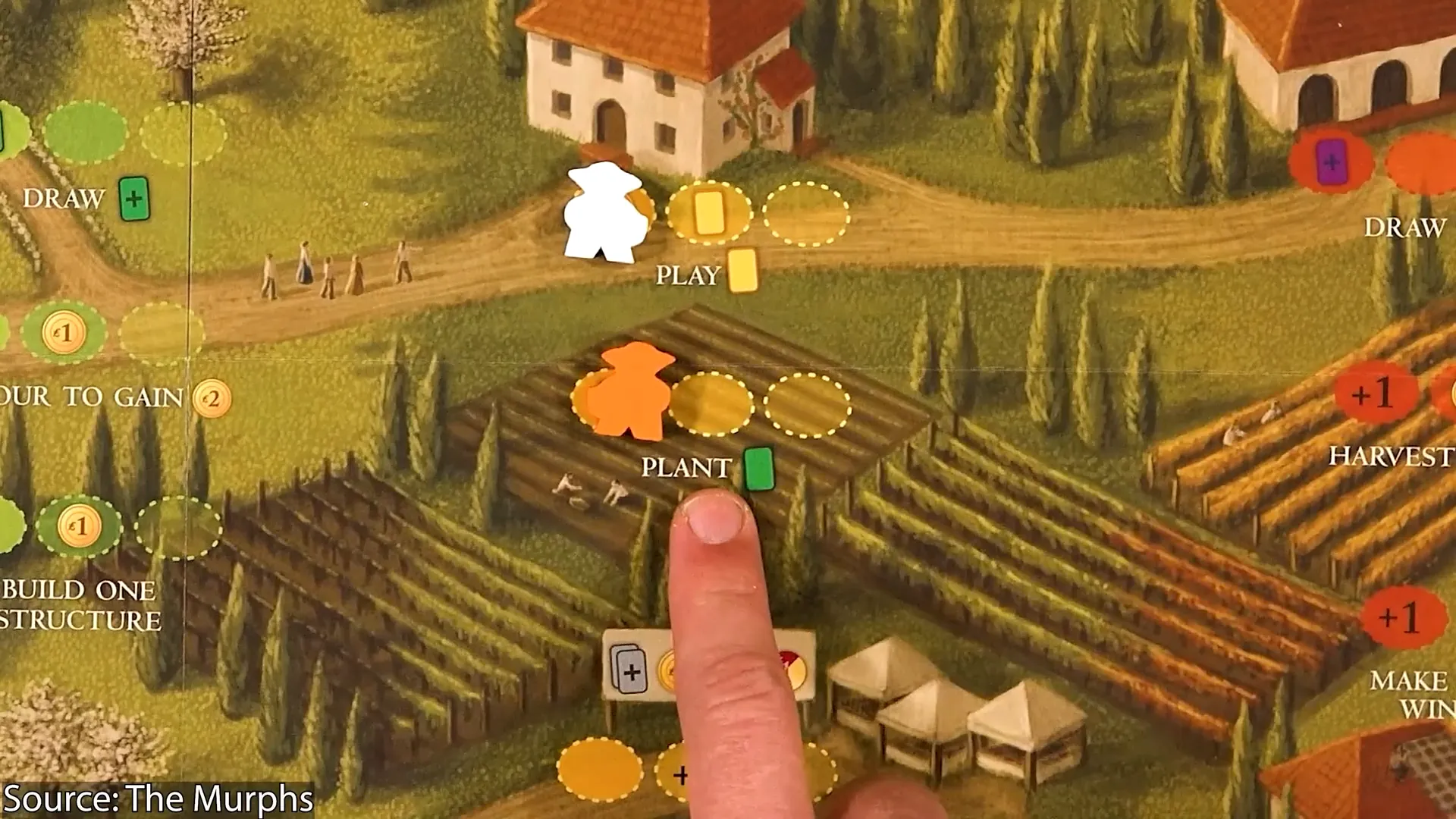 Viticulture igra s vinom i radnicima