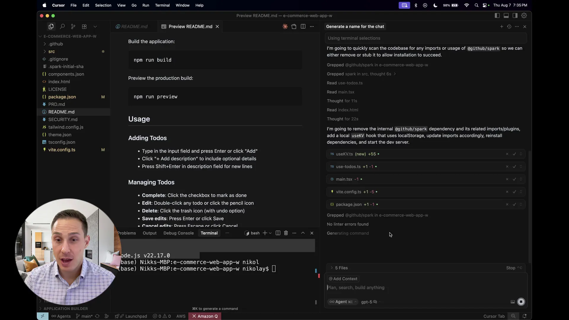 Fixing missing package issue in the web application