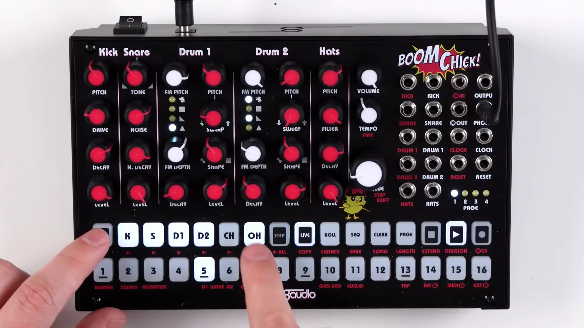 Cre8Audio Boom Chick Drum Machine Review: A Deep Dive into Sound and Performance 5 Hi-hat sound demo