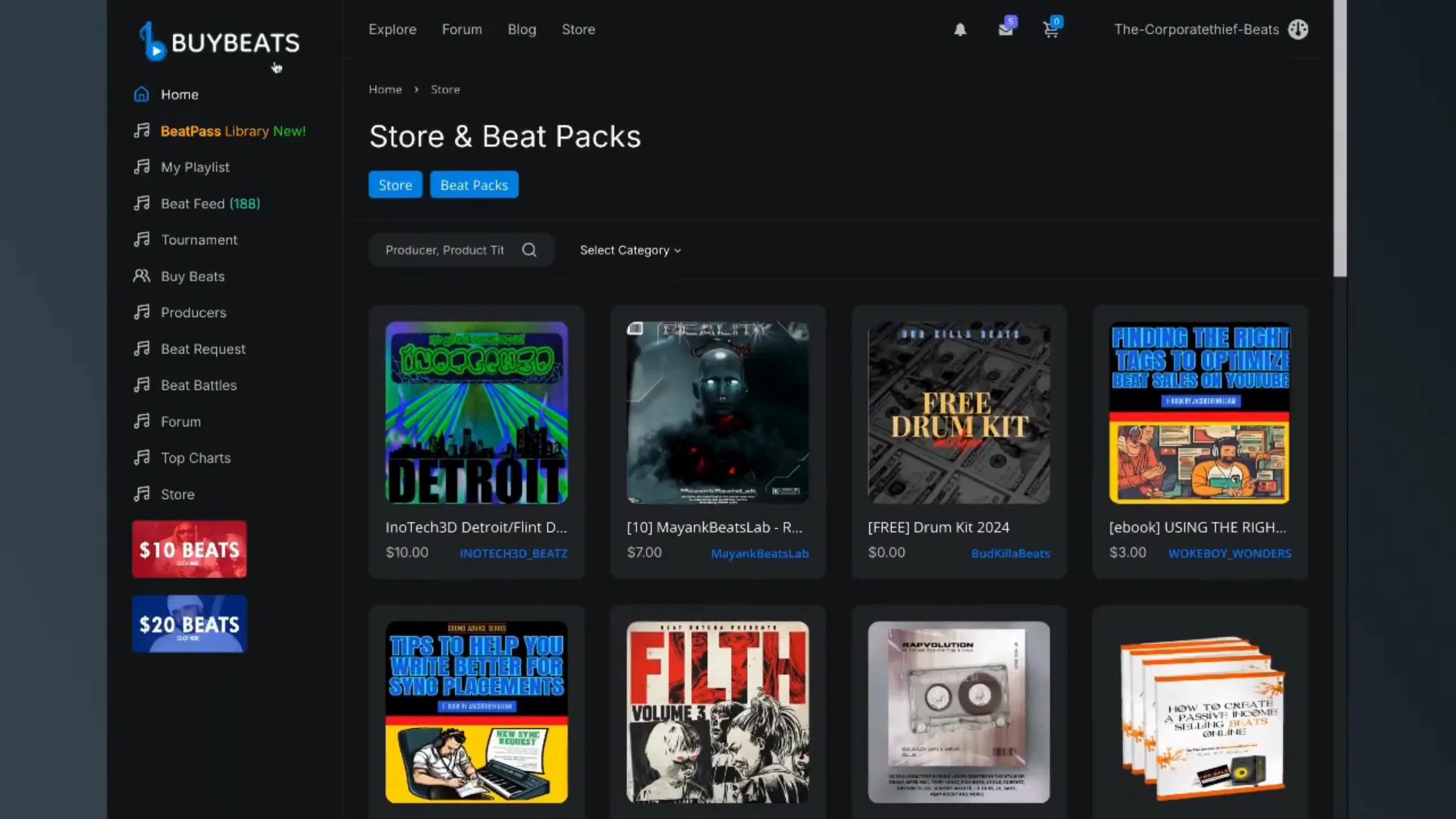 Rap Drum Kits 2025: The Definitive Guide to the Best Sites for Drum Kits 11 BuyBeats product listings for beatmakers and kits