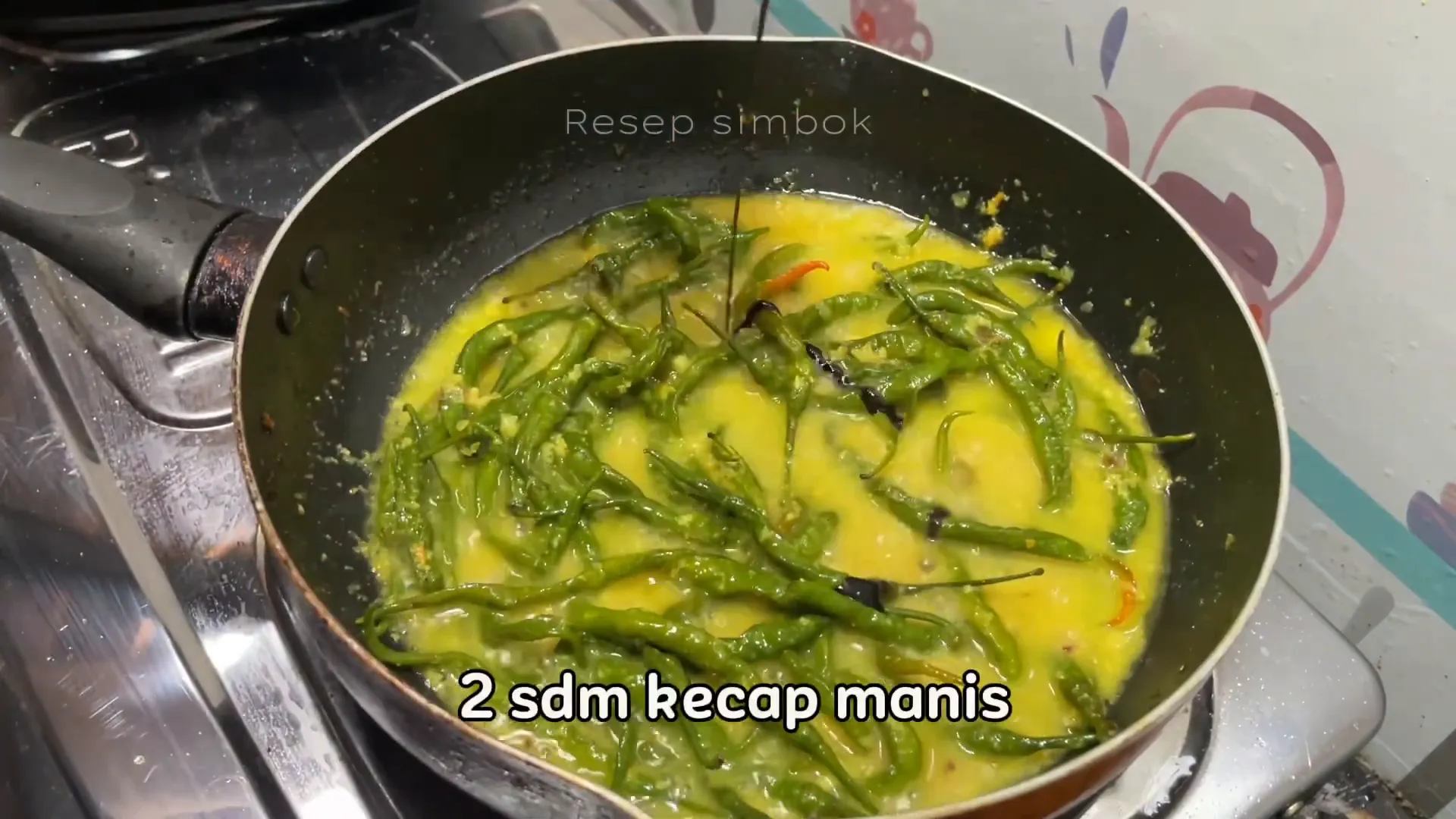 Bahan utama cabe ijo untuk besengek