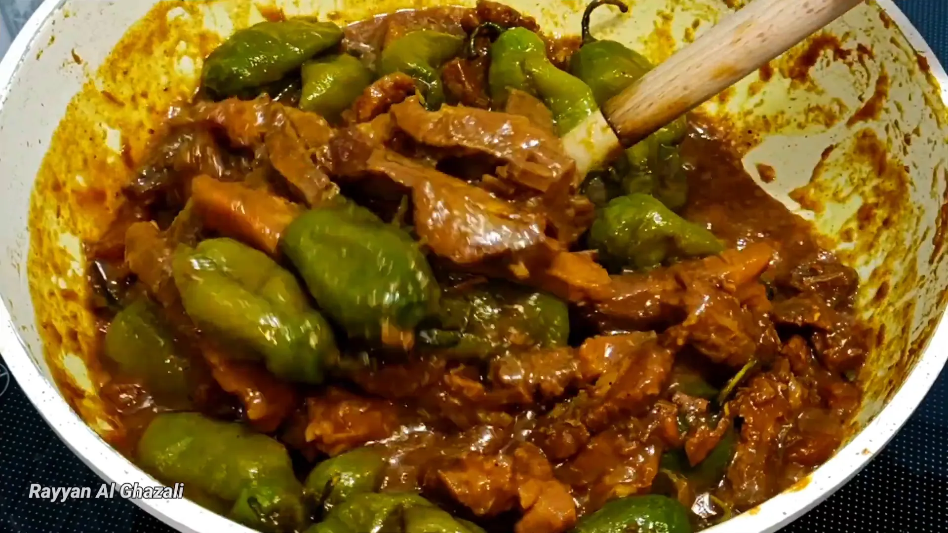Tumis daging cabe gendot siap disantap