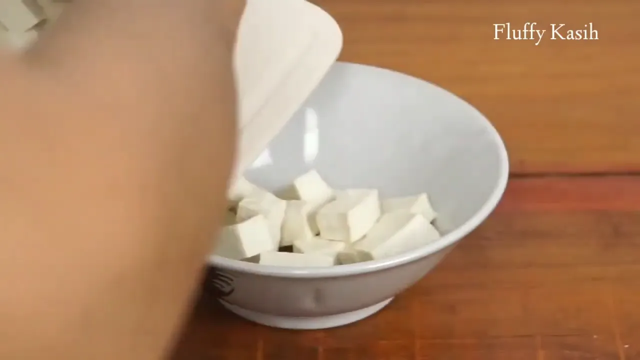Tumis tahu dengan oyong dan tempe semangit siap dimasak