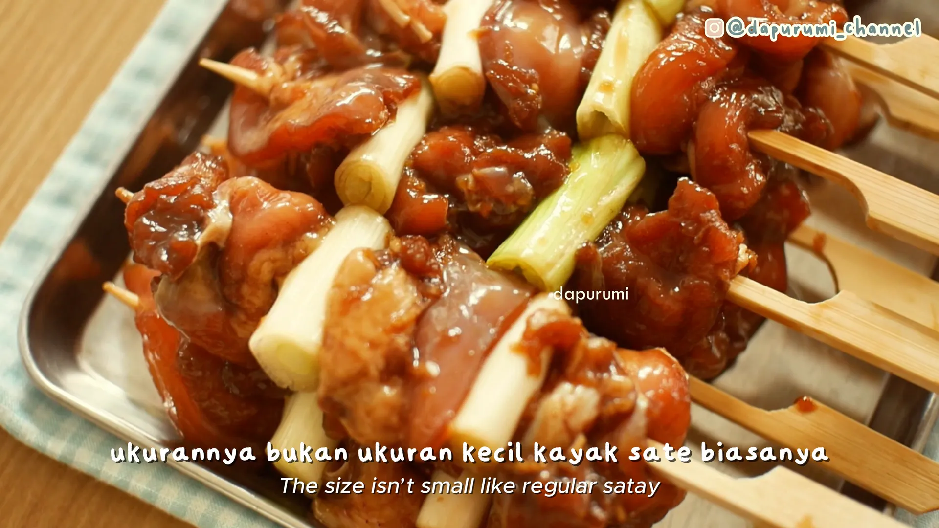 Yakitori panggang siap dihidangkan