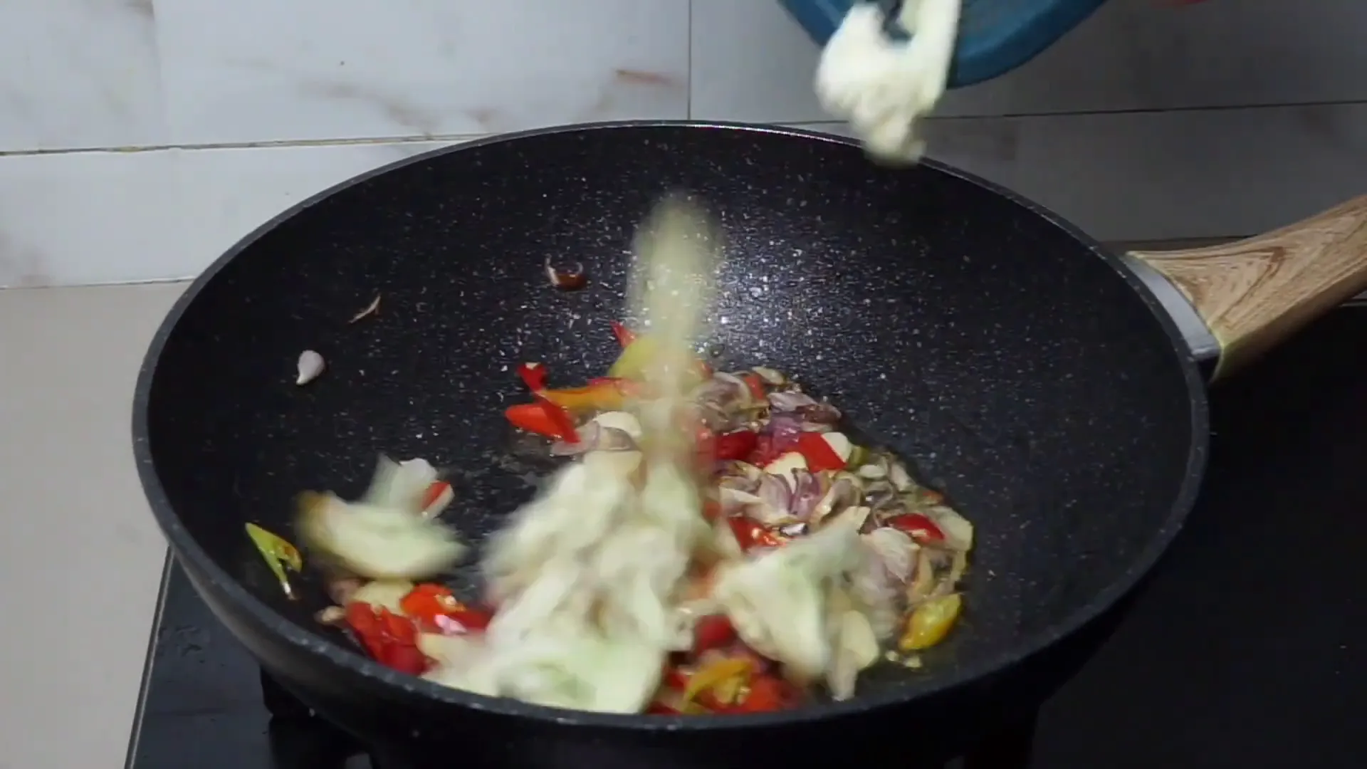 Tumis kembang kol dan sawi putih