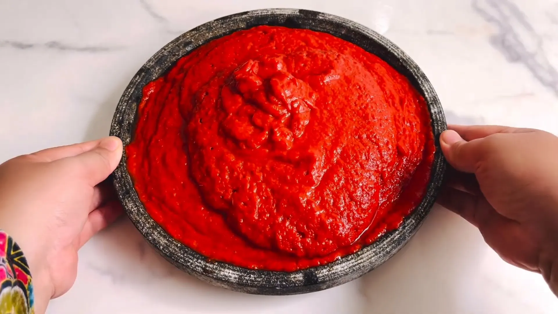 Bumbu halus bawang merah, bawang putih, jahe, dan cabe merah kering