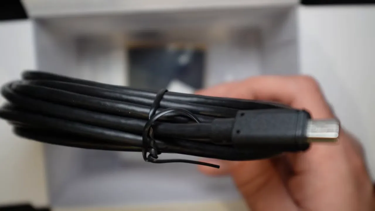 Rear camera cable and labeled connectors