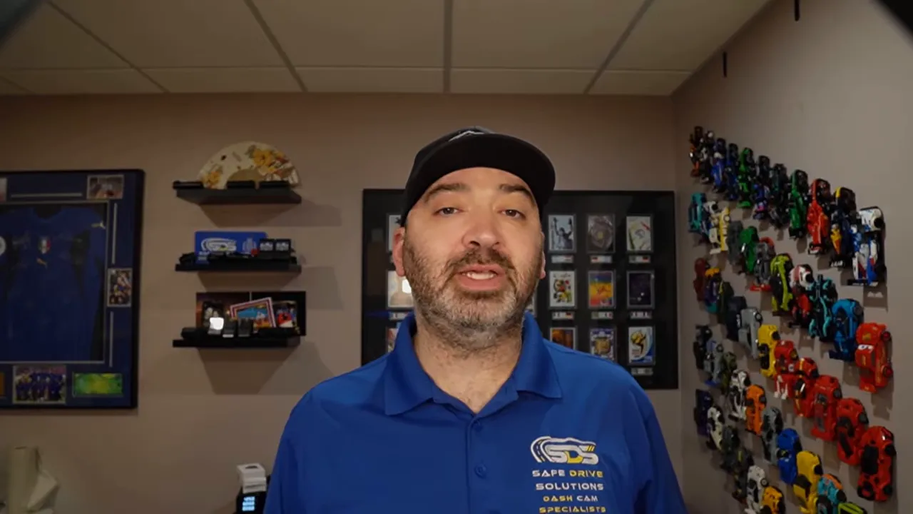 Instructor explaining dash cam footage being unavailable after service