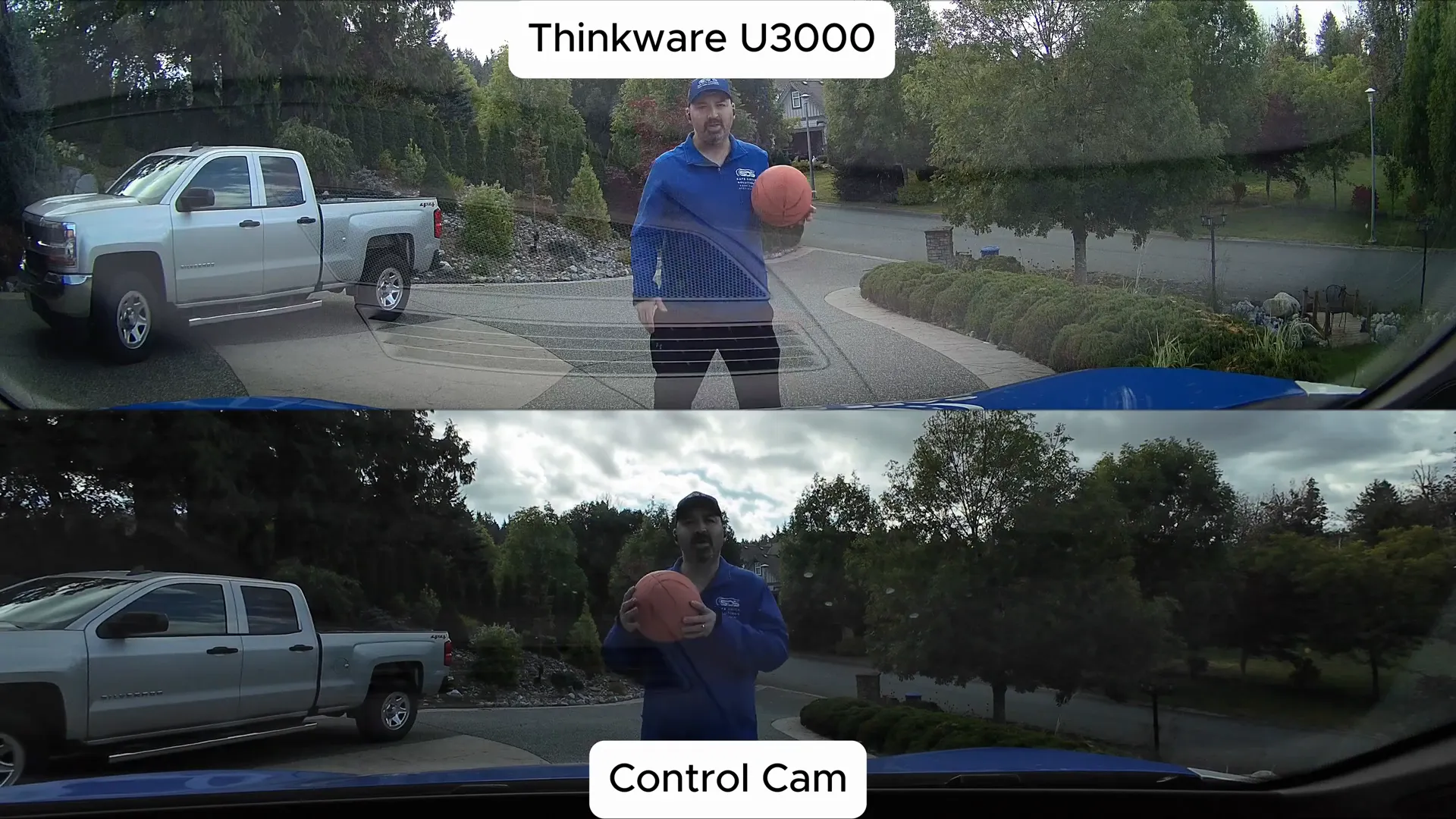 Thinkware U3000 recording in motion detection mode