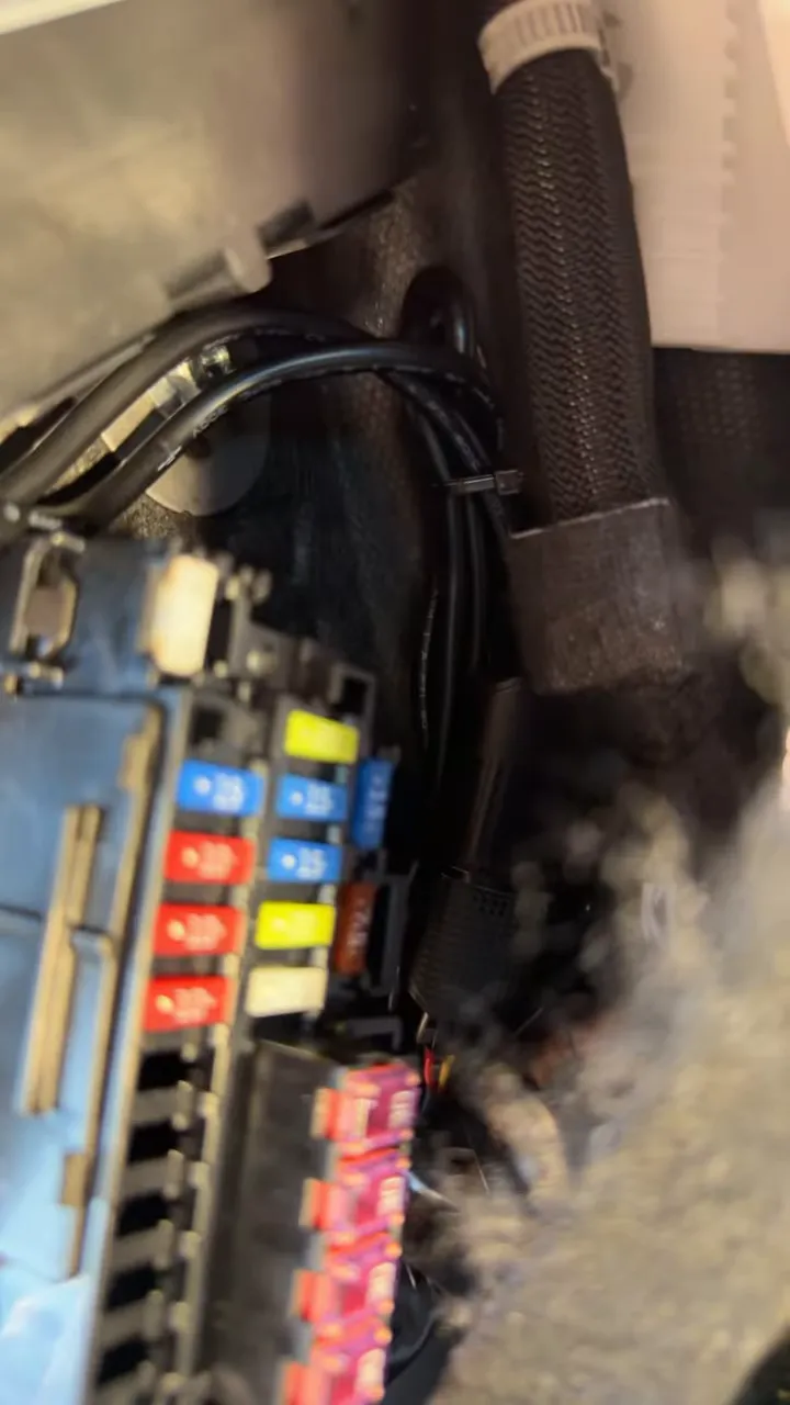 2026 Mazda CX-5 hardwire dash cam routing at the fuse box