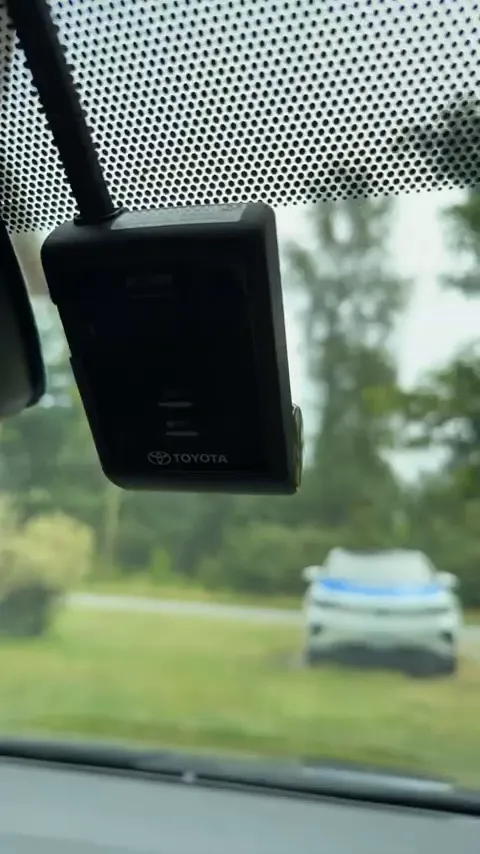 Toyota dash camera installed in 2022 Toyota Corolla