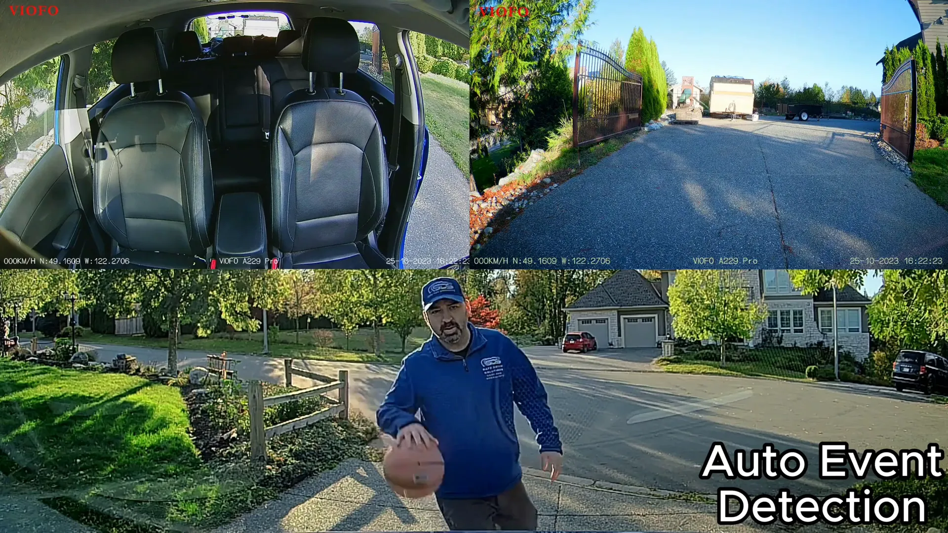 Motion detection parking mode overview