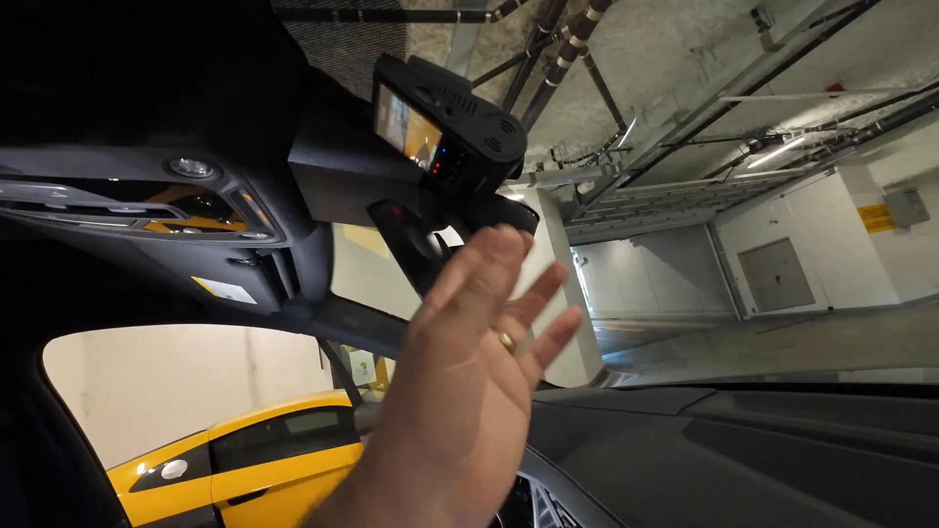 Reassembling the dash after installation.