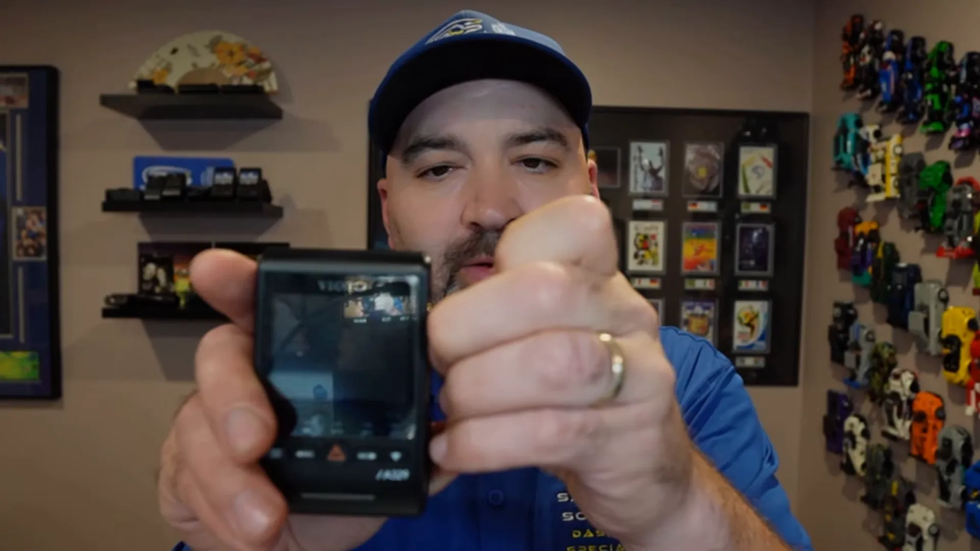 micro SD card being removed from dash cam