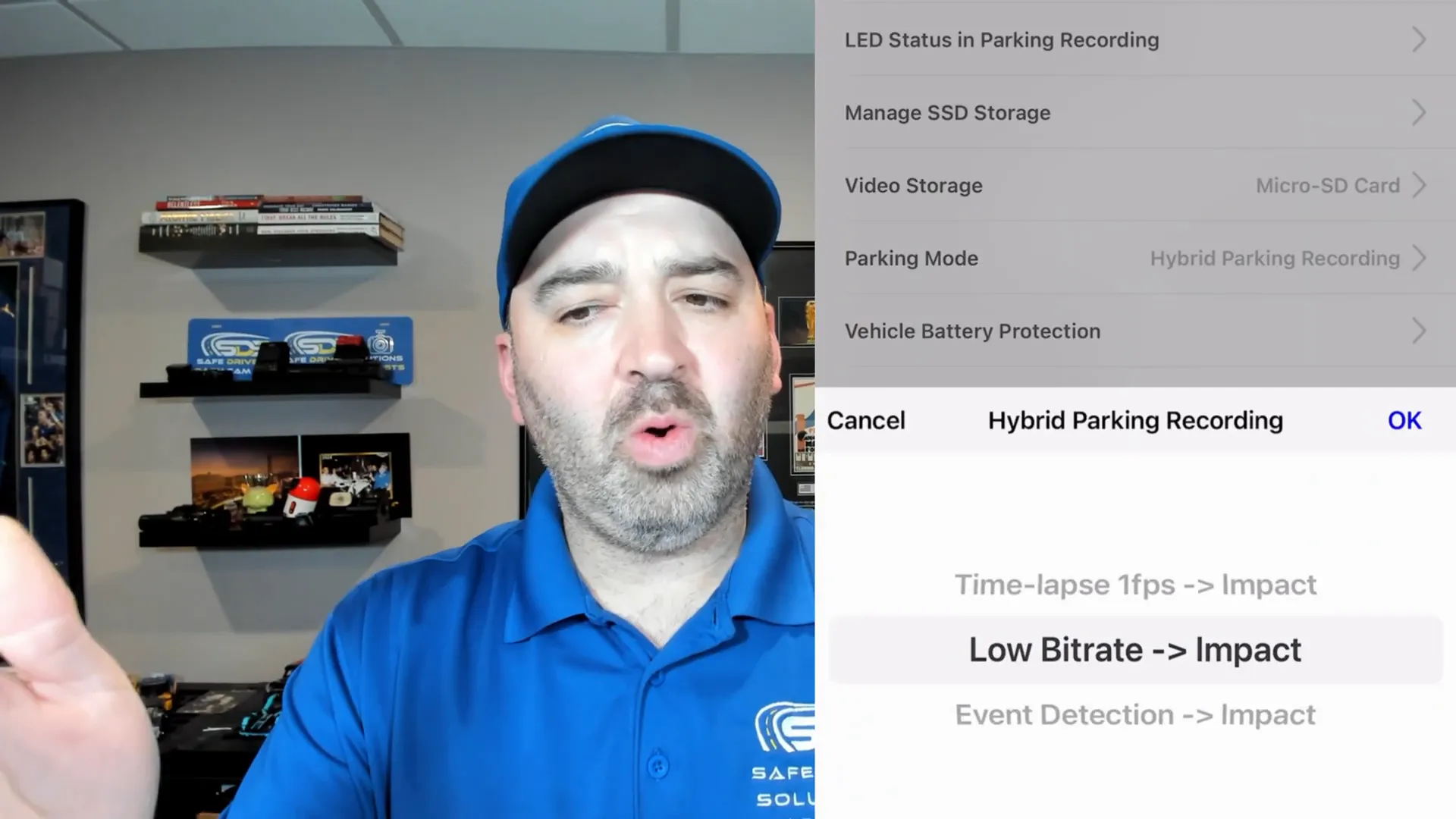 Hybrid Parking Mode Activation and Options