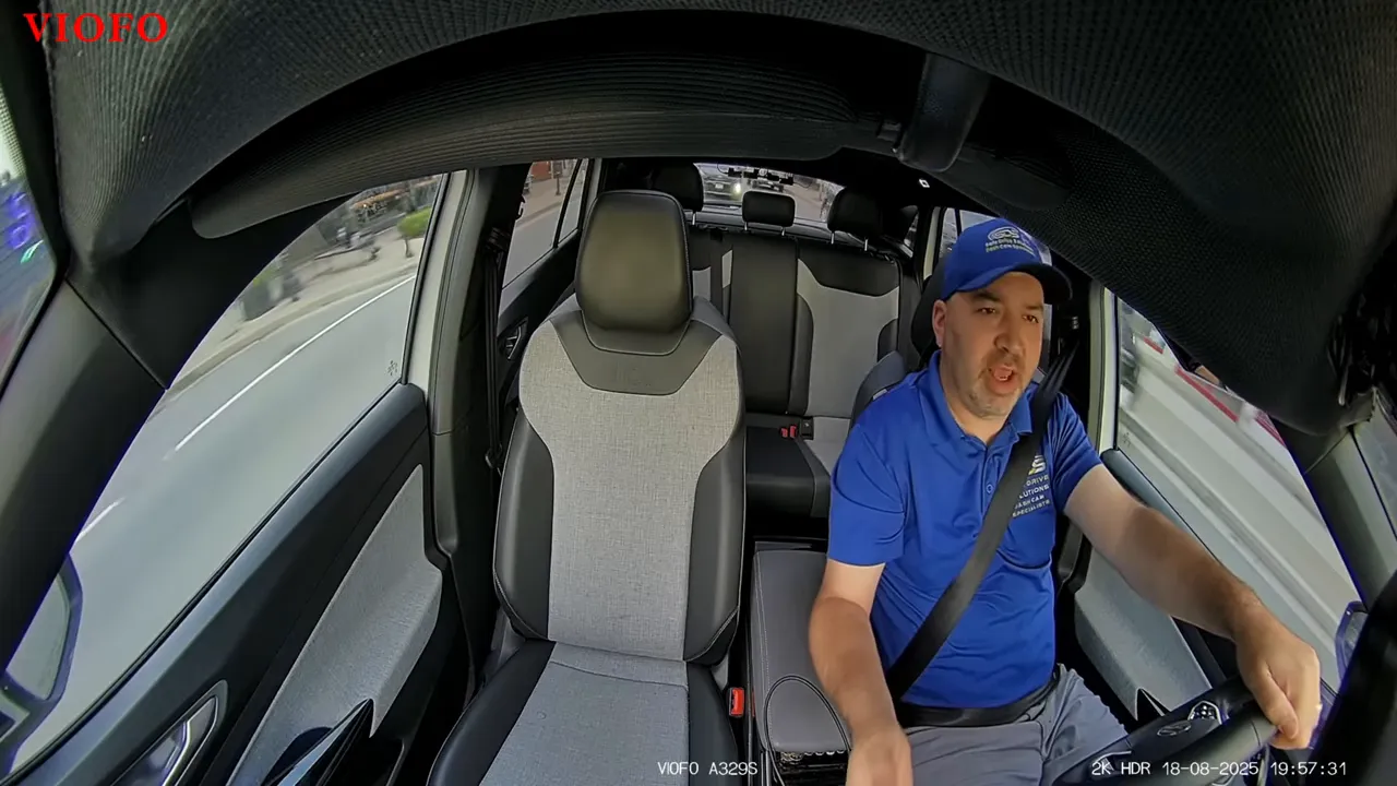 Interior fisheye camera view